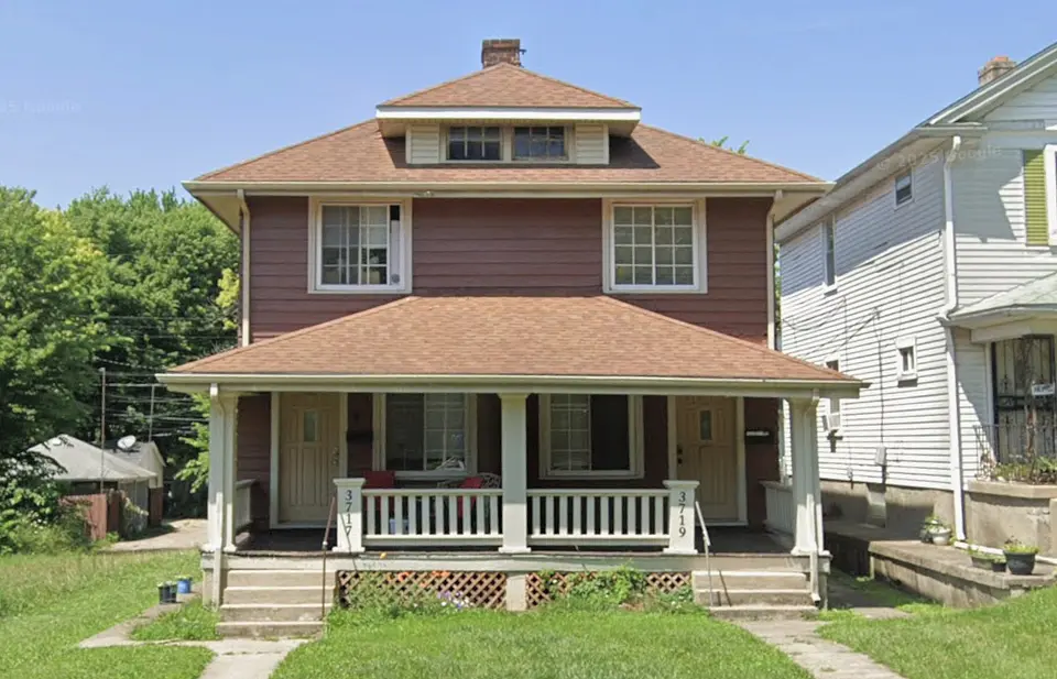 Exterior front at 3717 E 3rd St